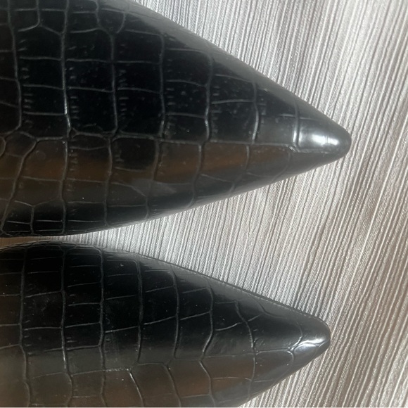 Franco Sarto Black Block Heel Black  Slingback 11M - Picture 3 of 8